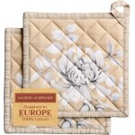 Ershi - pretty autumn lot de 2 maniques avec boucle rsistante  la chaleur pour barbecue, cuisine, ptisserie ...