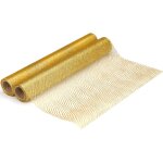 Ershi - ® ruban de table 2x pour la dcoration de nol et des mariages - chemin de table dor avec diffrents ...