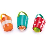 Ershi - seau enfant pour le bain - jouet sans bpa - ensemble 3 seaux colors & ecoulements diffrents ...