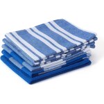 Ershi - serviettes de cuisine et gants de toilette en coton bleu torchon gaufr et  tissage plat ensemble ...