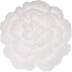 Ershi - set de 5 tapis de table flowers en pvc, rsistants  la chaleur et antidrapants, isolation thermique ...