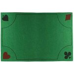 Eryi - 1 tapis de jeux epais 40 x 60 cm carte poker belote guinche luxe antiderapant Eryi - 1 tapis de jeux epais 40 x 60 cm carte poker belote guinche luxe antiderapant