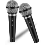 Eryi - 2 pices faux microphone jouet simuler, microphone en plastique, microphone performance pour costume ...