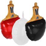 Eryi - 3 pices ballons en aluminium en forme de raquettes de tennis de table, dcoration thmatique ...
