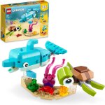 Eryi - 31128 creator le dauphin et la tortue, set de figurines de jouets d'animaux marins pour filles ...