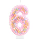 Eryi - lot de 6 bougies d'anniversaire macaron pour filles, arc - en - ciel pastel - numéro 6 - décoration ... Eryi - lot de 6 bougies d'anniversaire macaron pour filles, arc - en - ciel pastel - numéro 6 - décoration ...