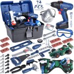 Eryi - 73 pièces jouet outil pour enfants, outils de construction et accessoires, malette outils enfant, ... Eryi - 73 pièces jouet outil pour enfants, outils de construction et accessoires, malette outils enfant, ...