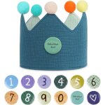 Eryi - bébé anniversaire couronne, chapeau anniversaire enfant, garçons filles couronne, décorations ... Eryi - bébé anniversaire couronne, chapeau anniversaire enfant, garçons filles couronne, décorations ...