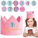 Eryi - bébé anniversaire couronne, chapeau anniversaire enfant, garçons filles couronne, décorations ... Eryi - bébé anniversaire couronne, chapeau anniversaire enfant, garçons filles couronne, décorations ...