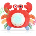 Eryi - bb peluche apaisante, veilleuse bb musicale et lumineuse, bruits blancs, rechargeable peluche ...