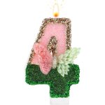 Eryi - bougie d'anniversaire sur le thème des sorcières, bougies numérotées en forme papillon rose et ... Eryi - bougie d'anniversaire sur le thème des sorcières, bougies numérotées en forme papillon rose et ...