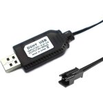 Eryi - cble de charge usb 6 v pour batteries lipo rechargeable pack sm - 2 broches plug used on rc toys ...