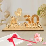 Eryi - carte anniversaire 30 ans, décoration d`anniversaire cadeau homme femme avec chaîne lumineuse ... Eryi - carte anniversaire 30 ans, décoration d`anniversaire cadeau homme femme avec chaîne lumineuse ...