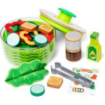 Eryi - - coffret jeu essoreuse a salade 28 pices - accessoires cuisine - jeu imitation - jouet en bois ...