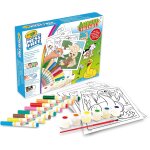 Eryi - - color wonder, coffret cadeau sans tache sujet amis de la ferme : 30 pages a colorier, 8 feutres, ...