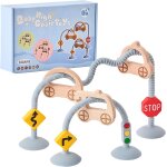 Eryi - cube d'activit sensoriel bb a ventouse - boulier enfant en silicone scuris pour chaise haute ...