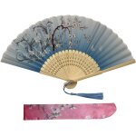 Eryi - eventails pliants, eventails en bambou avec pampille pour cadeaux d'anniversaire, danse, cosplay, ... Eryi - eventails pliants, eventails en bambou avec pampille pour cadeaux d'anniversaire, danse, cosplay, ...