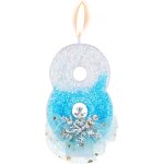 Eryi - flocon neige paillettes bougie number, bougie d'anniversaire neige glace et neige brillantes bougies ...