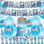 Eryi - foot d'anniversaire décoration football fournitures de d'anniversaire fête, set de décoration ... Eryi - foot d'anniversaire décoration football fournitures de d'anniversaire fête, set de décoration ...