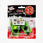 Eryi - grip and tricks - finger scooter orange pack 1 avec 2 roues supplmentaires 3 outils pour trottinette ...