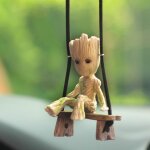 Eryi - groot pendentif pour rtroviseur de voiture, arbre oscillant, accessoires de miroir de voiture, ...