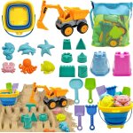 Eryi - jouets de plage pour enfants 21 pices - jeux de sable pour bbs 1 - 3 ans - set de voyage pour ...
