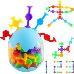 Eryi - jouets a ventouse en silicone - 48 pièces pour bébé et enfants - sucker toys d'aspiration Eryi - jouets a ventouse en silicone - 48 pièces pour bébé et enfants - sucker toys d'aspiration