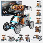 Eryi - kit robot solaire, robot solaire, kit a construire, 29 en 1 robot jouet enfant maquette voiture ...