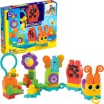 Eryi - mega bloks coffret de construction sensoriel pour les tout - petits avec 30 gros blocs de construction ...