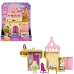 Eryi - princesses disney coffret le chteau de belle histoires a empiler, maison de poupe avec mini ...