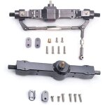 Essieu avant et arri�re en m�tal, bo�te d'engrenage pour wpl c14 c24 b14 b24 b16 b36 1 / 16 rc, pour ...