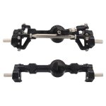 Essieu de portail et arrire entirement en mtal pour mn d90 mn - 90 mn96 mn98 mn99s mn45 1 / 12 accessoires ...