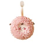 Essuie - mains pour enfants, boule de serviette de bain mignonne, bouffe de schage des mains avec boucle, ...