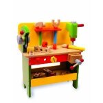 Etabli d'enfant avec outils complet en bois