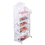Etagère a chaussures en matériau non toxique, pour poupée elégante, a la mode, accessoire de meuble, ... Etagère a chaussures en matériau non toxique, pour poupée elégante, a la mode, accessoire de meuble, ...