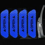 Etiquettes autocollantes pour vlo en plein air, 4 pices, rflchissant, pour vlo de montagne, bagages ...