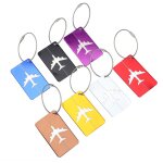 tiquettes de sac  bagages de voyage en alliage d'aluminium, tiquettes d'identification, accessoires ...