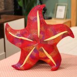 Etoile de mer animal marin peluche oreiller dcoration de la maison jouet de plage cadeau oreiller pour ...