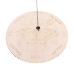 Etoile pendule planche radiesthsie divination mtaphysique message board planche en bois avec un collier, ...