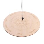 Etoile pendule planche radiesthsie divination mtaphysique message board planche en bois avec un collier, ...