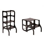 Ette tete step'n'sit tour d'apprentissage pliable en bois en noir aides de cuisine montessori pour enfants ... Ette tete step'n'sit tour d'apprentissage pliable en bois en noir aides de cuisine montessori pour enfants ...