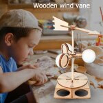 Etudiants bricolage girouette modèle kit en bois enfants enfants science direction vitesse expérience ... Etudiants bricolage girouette modèle kit en bois enfants enfants science direction vitesse expérience ...