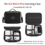 Etui de transport pour dji mini 4 pro rc 2 / rc see, sac de rangement pour accessoires de importateur ...