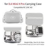 Etui de transport pour dji mini 4 pro rc 2 / rc see, sac de rangement pour accessoires de importateur ...