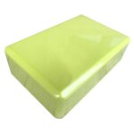 Eva gym exercice sport yoga fitness bloc mousse brique outil d'entranement (jaune)