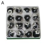 Evago 16 pièces / ensemble mini billard en forme de porte - clés 25mm résine billard boule porte - clés ... Evago 16 pièces / ensemble mini billard en forme de porte - clés 25mm résine billard boule porte - clés ...