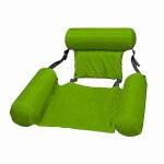 Evago chaise flottante sièges de piscine gonflable lazy water bed chaise longue - vert Evago chaise flottante sièges de piscine gonflable lazy water bed chaise longue - vert
