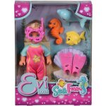 Evi love sea fun poup�e en combinaison de plong�e avec palmes et lunettes de plong�e en forme de crabe ...