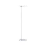 Extension de la barrière de protection safety up , blanc, métal, combinable, 7 cm Extension de la barrière de protection safety up , blanc, métal, combinable, 7 cm