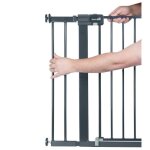 Extension pour barrieres u - pressure metal 14 cm metal black